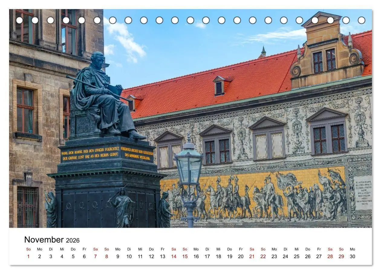 Bild: 9783516669213 | Dresden, Atmosphäre der Altstadt (Tischkalender 2026 DIN A5 quer),...