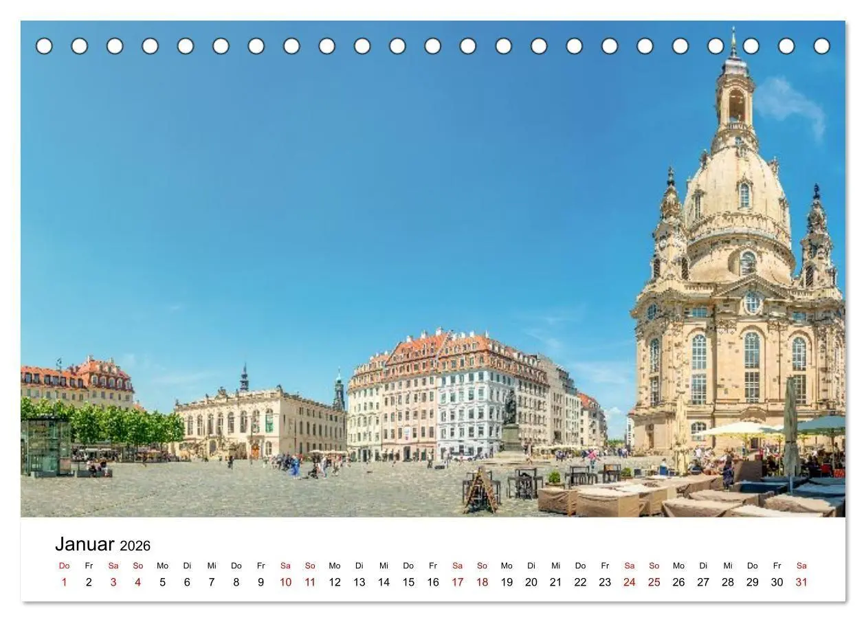 Bild: 9783516669213 | Dresden, Atmosphäre der Altstadt (Tischkalender 2026 DIN A5 quer),...