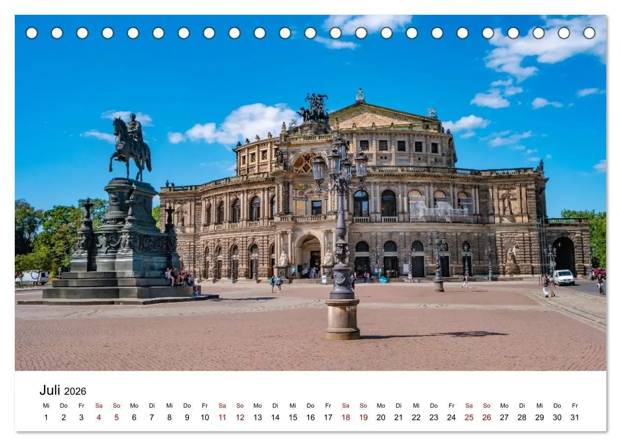 Bild: 9783516669213 | Dresden, Atmosphäre der Altstadt (Tischkalender 2026 DIN A5 quer),...