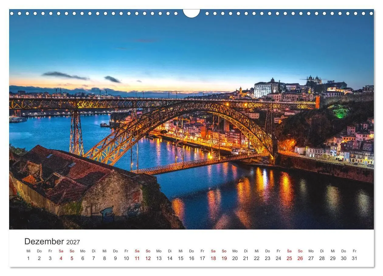 Bild: 9783569379213 | Porto - Eine Liebeserklärung (Wandkalender 2027 DIN A3 quer),...