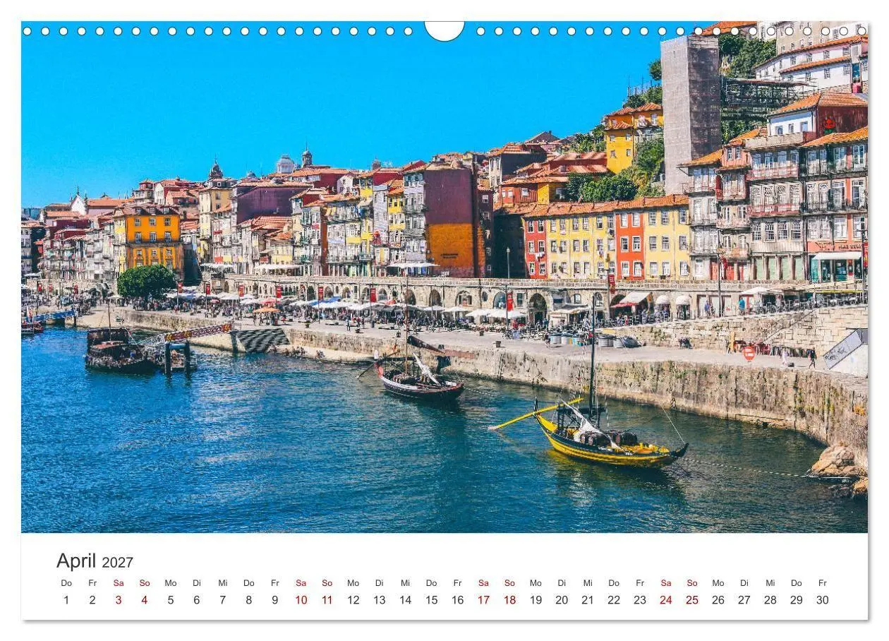 Bild: 9783569379213 | Porto - Eine Liebeserklärung (Wandkalender 2027 DIN A3 quer),...
