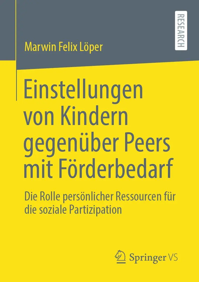 Cover: 9783658309213 | Einstellungen von Kindern gegenüber Peers mit Förderbedarf | Löper