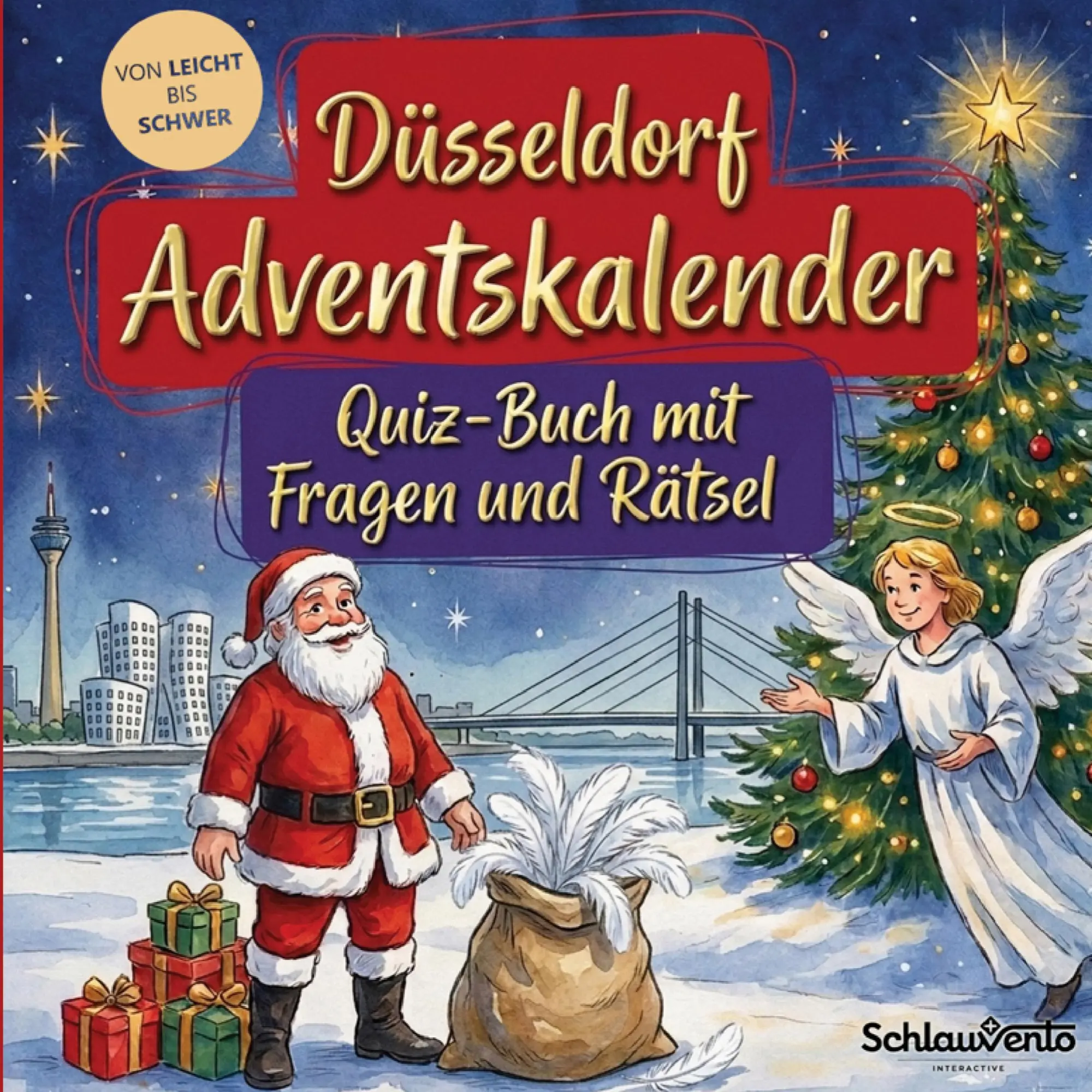 Cover: 9783693199213 | Düsseldorf-Adventskalender: Quiz-Buch mit Fragen und Rätsel | Buch
