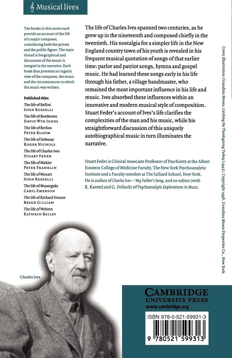Rückseite: 9780521599313 | The Life of Charles Ives | Stuart Feder | Taschenbuch | Englisch