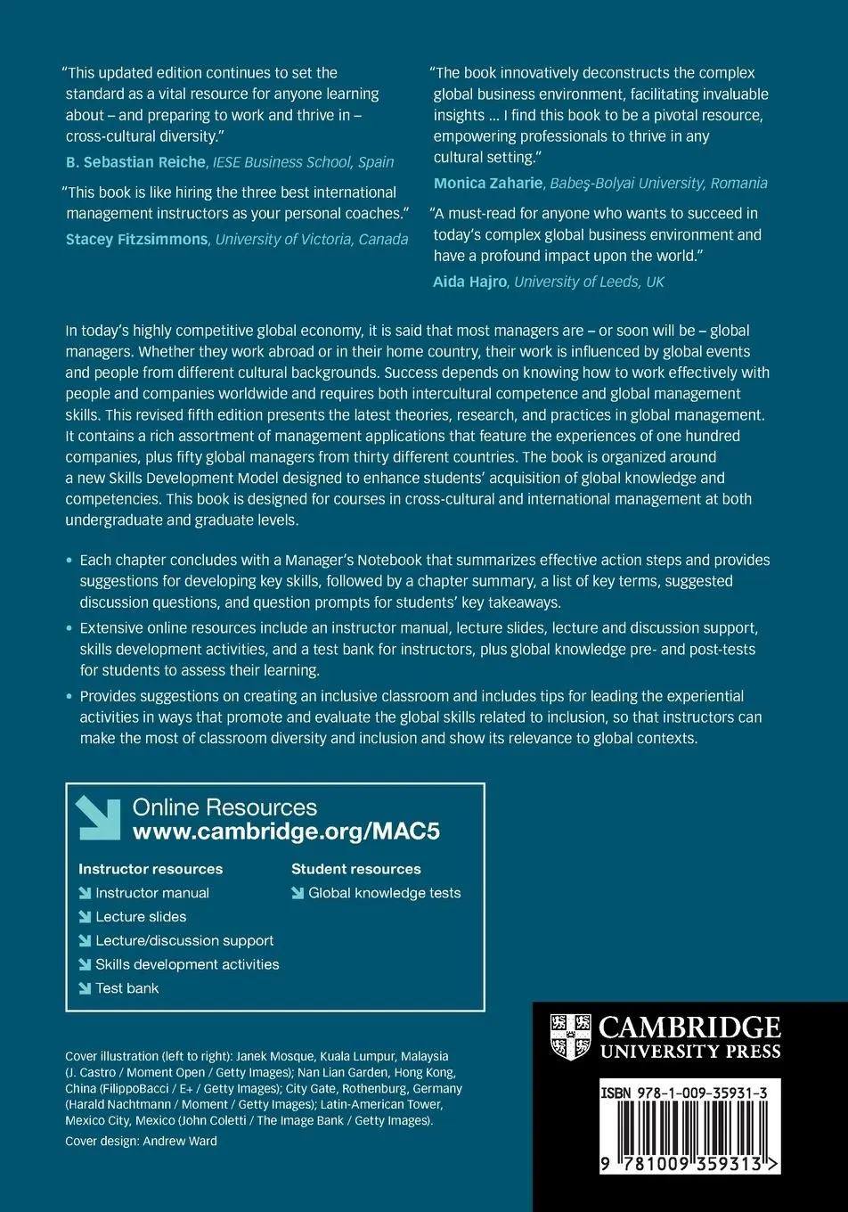 Rückseite: 9781009359313 | Management Across Cultures | Challenges, Strategies, and Skills | Buch
