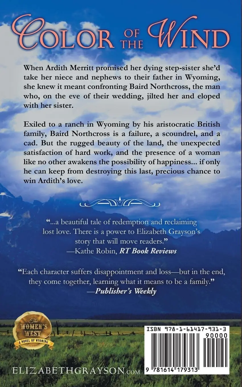 Rückseite: 9781614179313 | Color of the Wind (The Women's West Series, Book 2) | Grayson | Buch