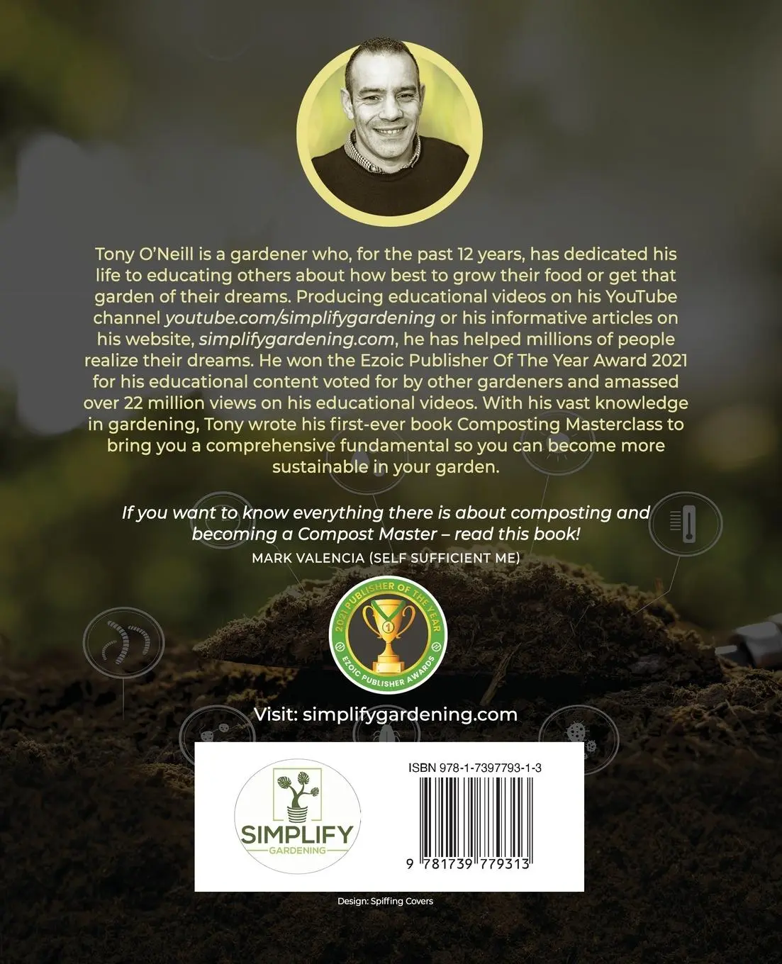 Rückseite: 9781739779313 | Composting Masterclass | Feed The Soil Not Your Plants | Tony O'Neill
