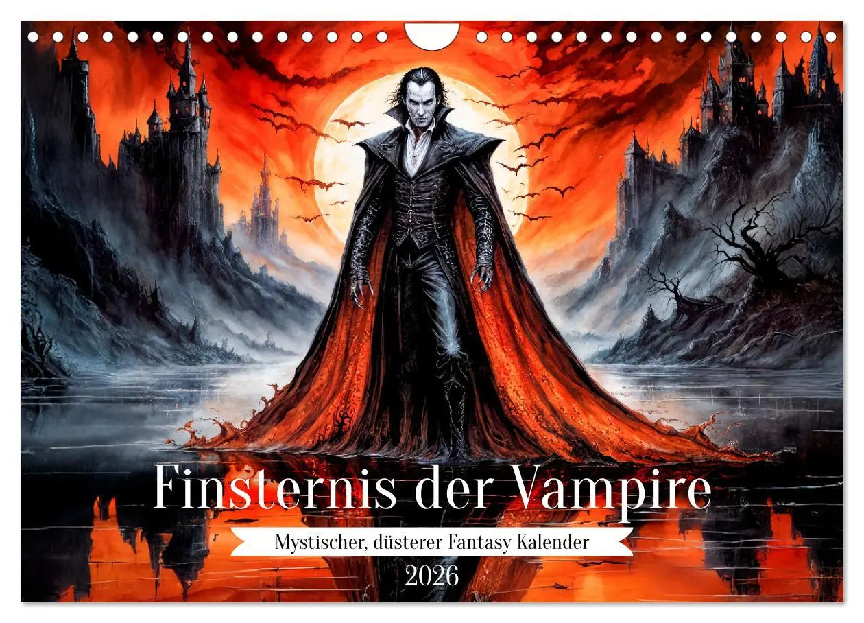 Cover: 9783457259313 | Finsternis der Vampire - Mystischer düsterer Fantasy Kalender...