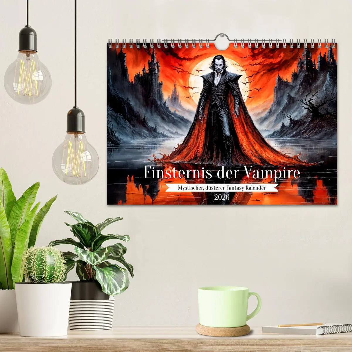 Bild: 9783457259313 | Finsternis der Vampire - Mystischer düsterer Fantasy Kalender...