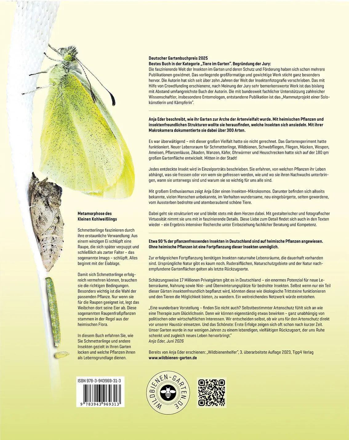 Autor: 9783943969313 | Mein Artenretter Garten | Anja Eder | Buch | 336 S. | Deutsch | 2026