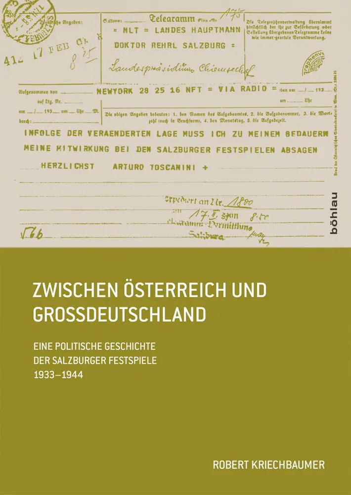 Cover: 9783205789413 | Zwischen Österreich und Großdeutschland | Robert Kriechbaumer | Buch