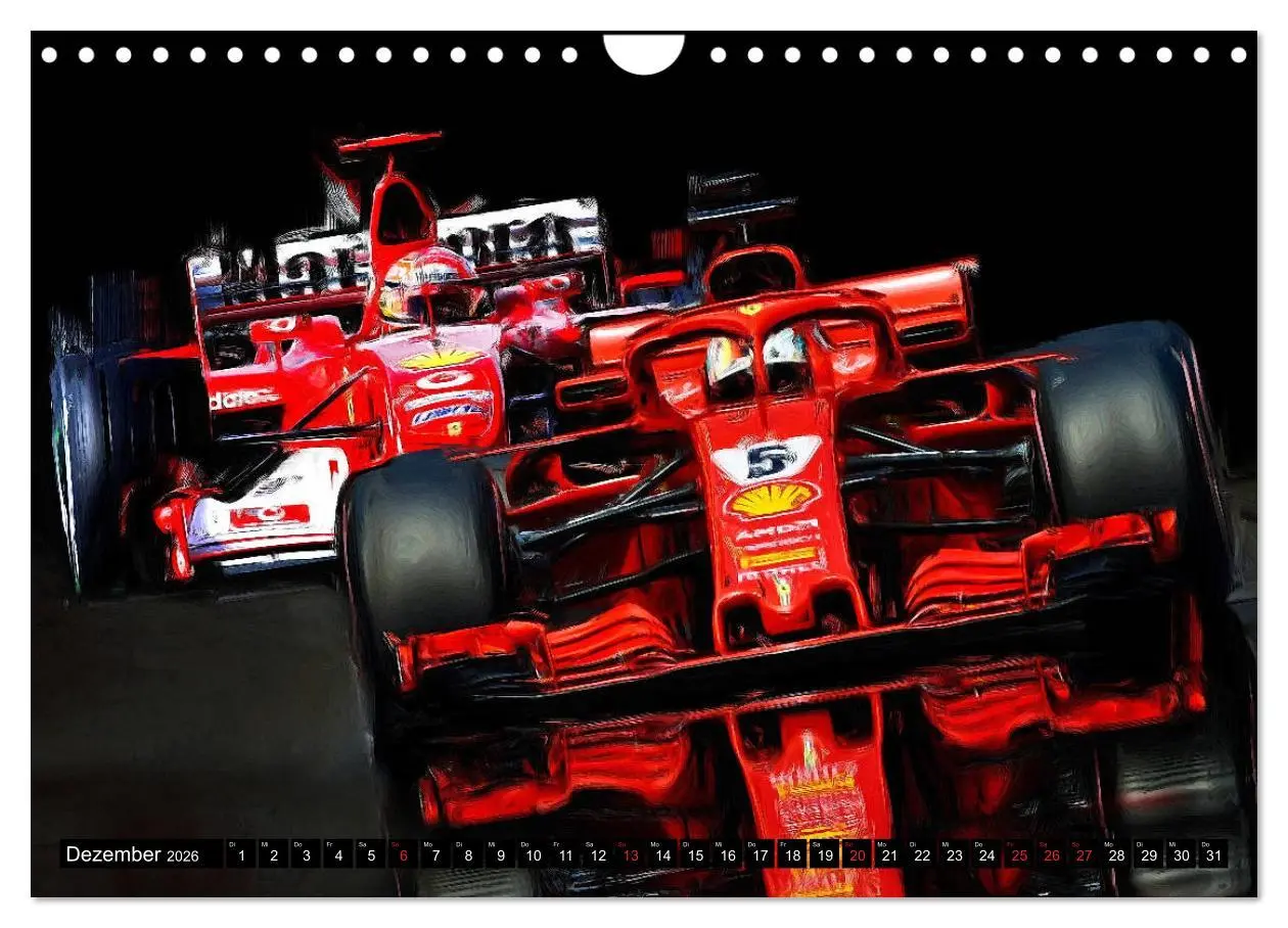 Bild: 9783457799413 | Deutsche in der Formel 1 (Wandkalender 2026 DIN A4 quer), CALVENDO...