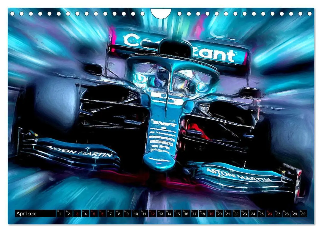 Bild: 9783457799413 | Deutsche in der Formel 1 (Wandkalender 2026 DIN A4 quer), CALVENDO...