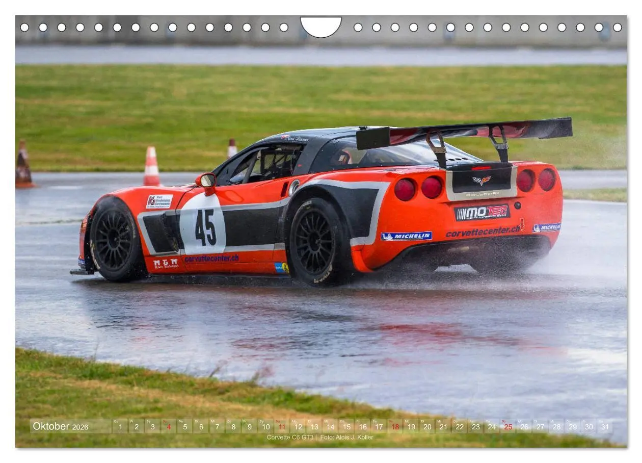 Bild: 9783457869413 | Corvette Racing 2026 (Wandkalender 2026 DIN A4 quer), CALVENDO...