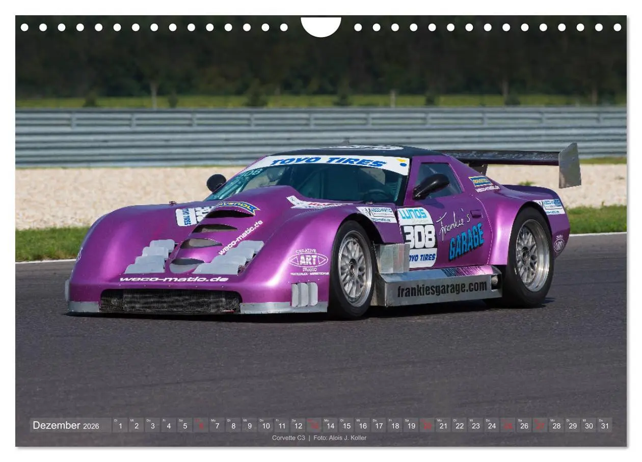 Bild: 9783457869413 | Corvette Racing 2026 (Wandkalender 2026 DIN A4 quer), CALVENDO...