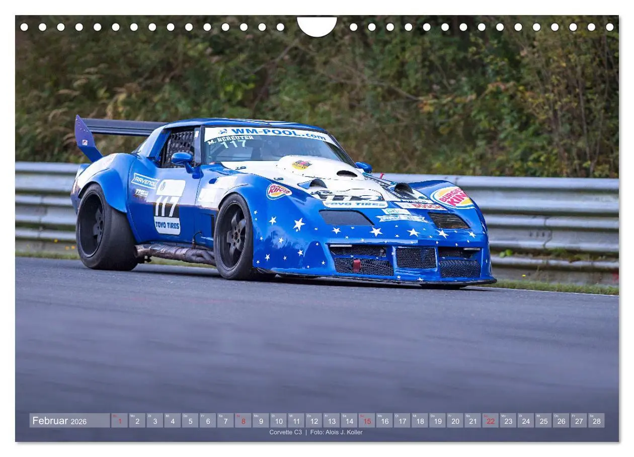 Bild: 9783457869413 | Corvette Racing 2026 (Wandkalender 2026 DIN A4 quer), CALVENDO...