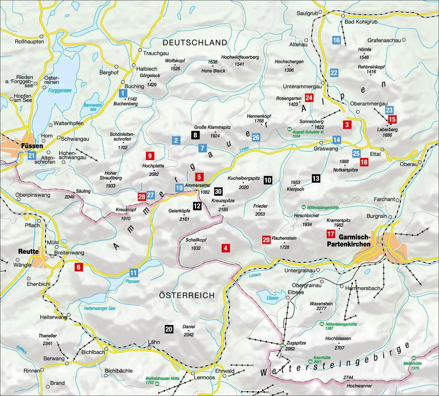 Bild: 9783862469413 | Wanderungen für jede Jahreszeit Ammergauer Alpen | Michael Pröttel