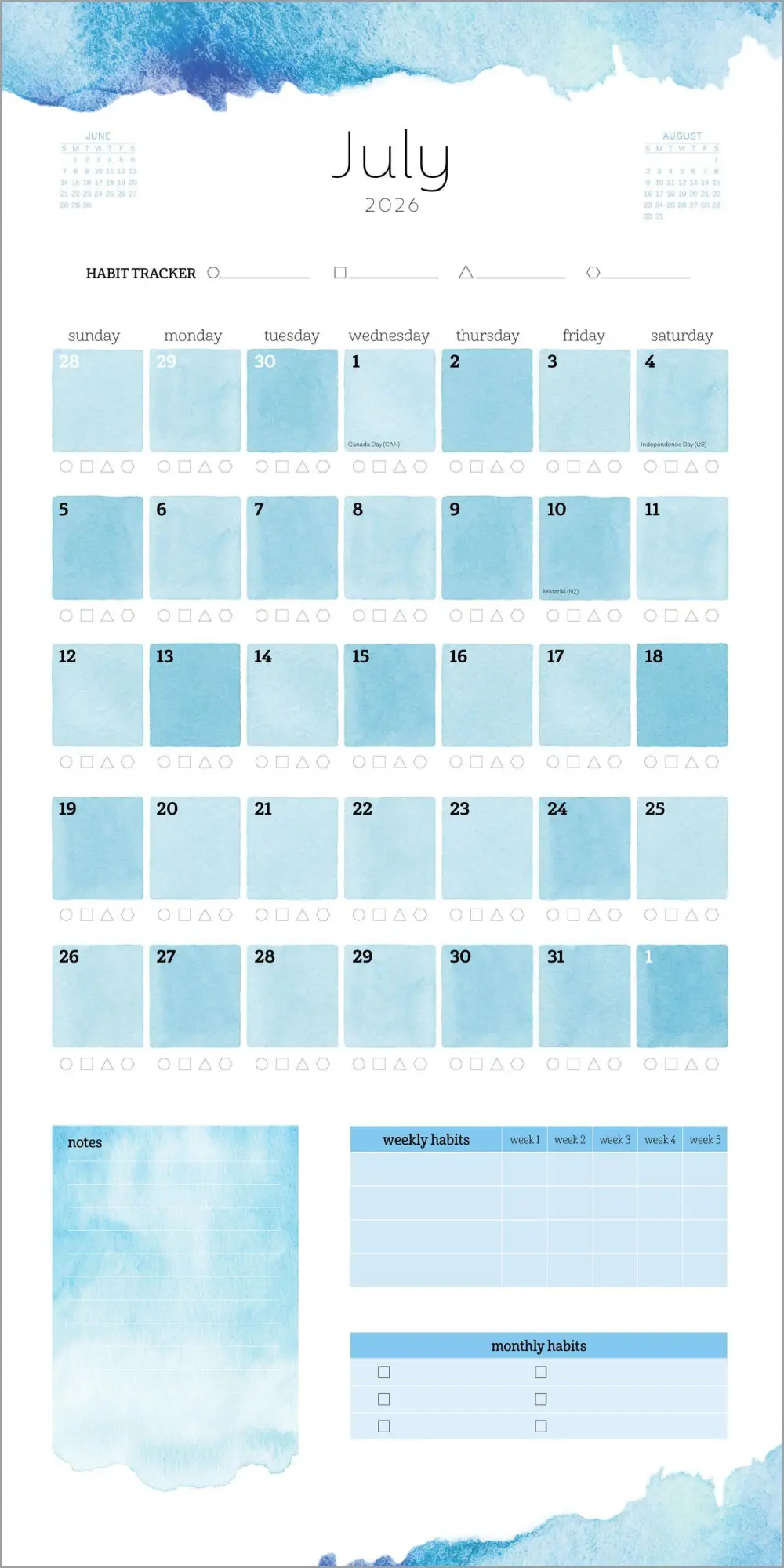 Bild: 9781523529513 | Habit Tracker Wall Calendar 2026 | Workman Calendars | Kalender | 2026