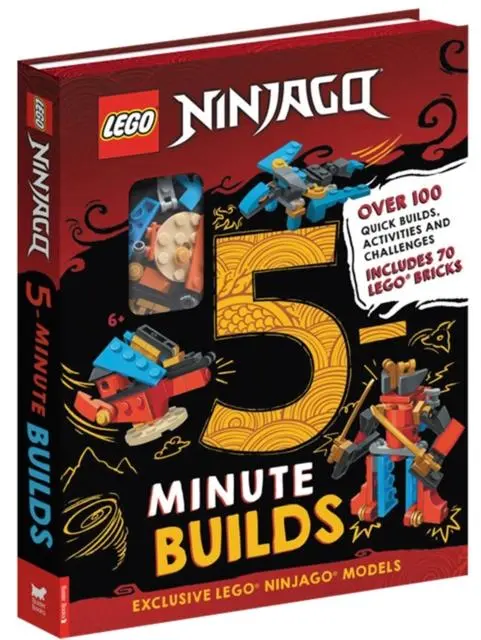 Cover: 9781780559513 | LEGO® NINJAGO®: Five-Minute Builds (with 70 LEGO bricks) | Buch | 2023
