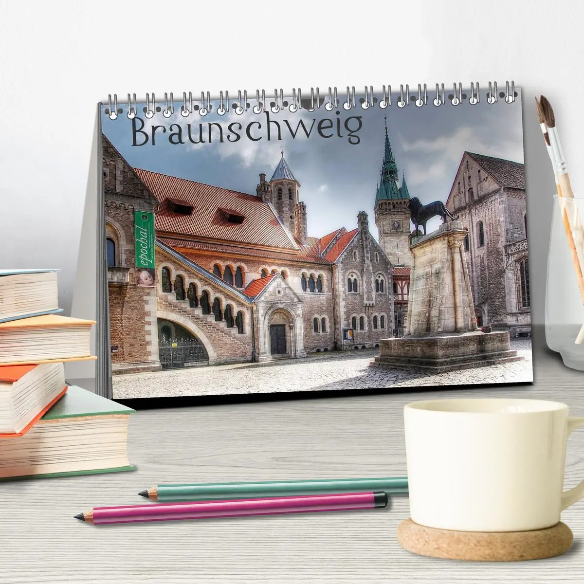 Bild: 9783516189513 | Braunschweig (Tischkalender 2026 DIN A5 quer), CALVENDO Monatskalender