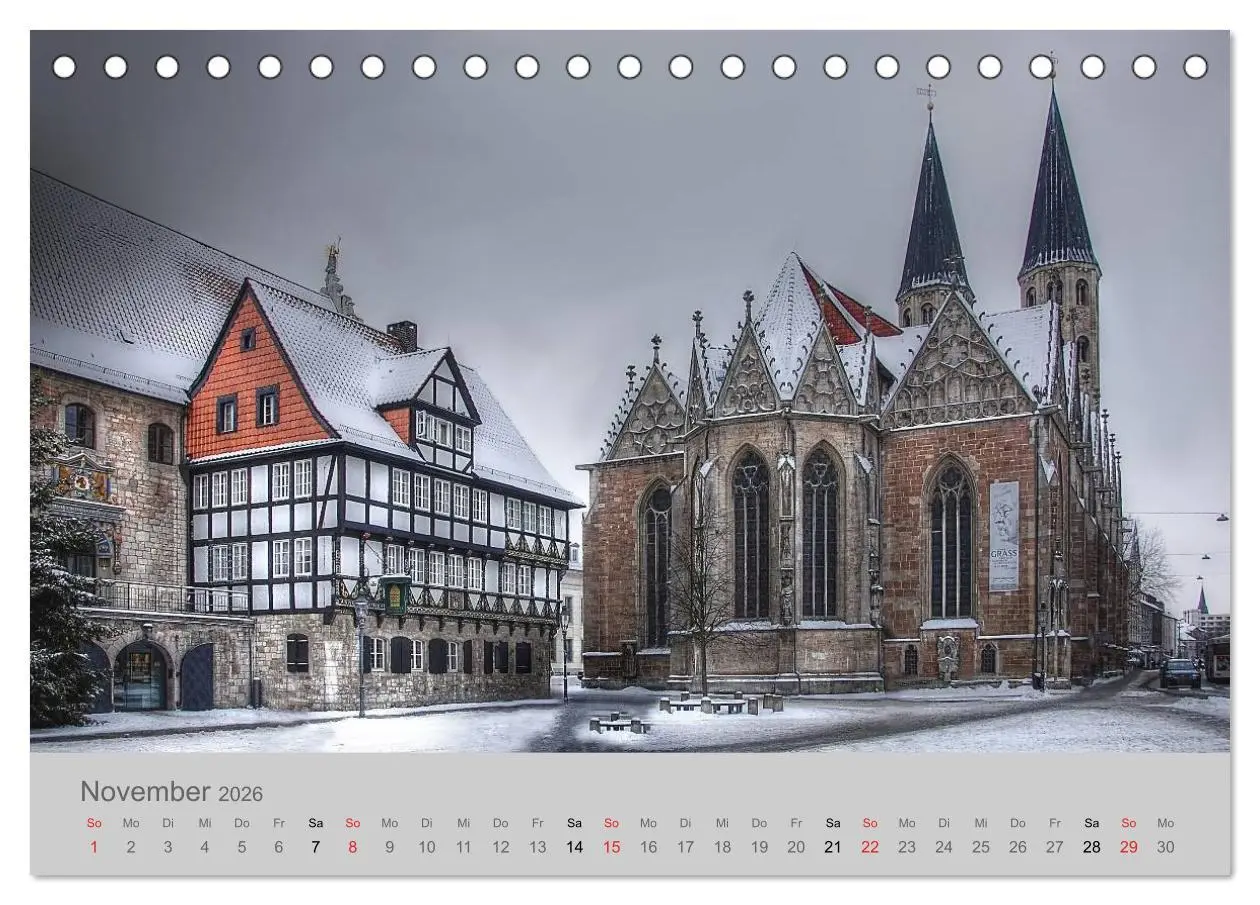 Bild: 9783516189513 | Braunschweig (Tischkalender 2026 DIN A5 quer), CALVENDO Monatskalender