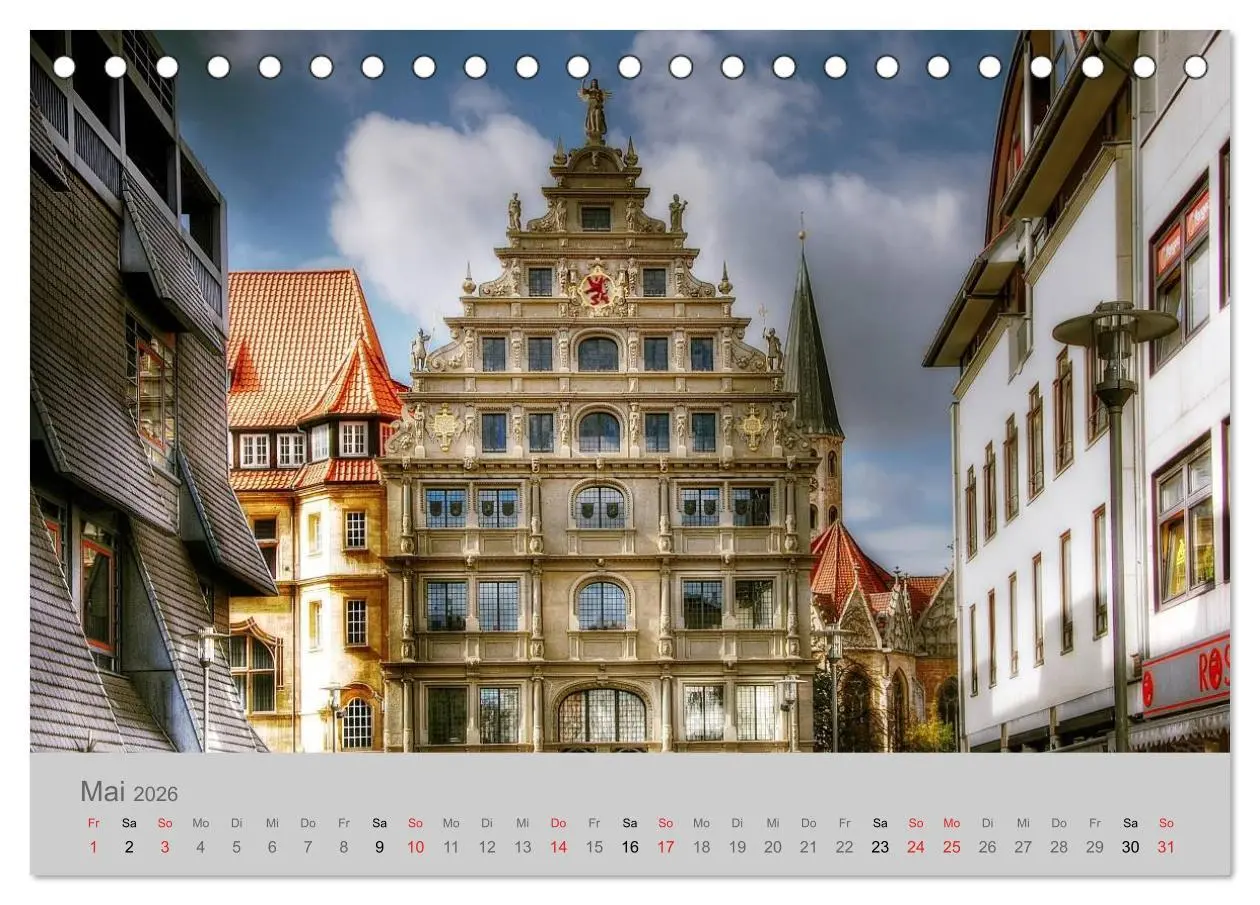 Bild: 9783516189513 | Braunschweig (Tischkalender 2026 DIN A5 quer), CALVENDO Monatskalender