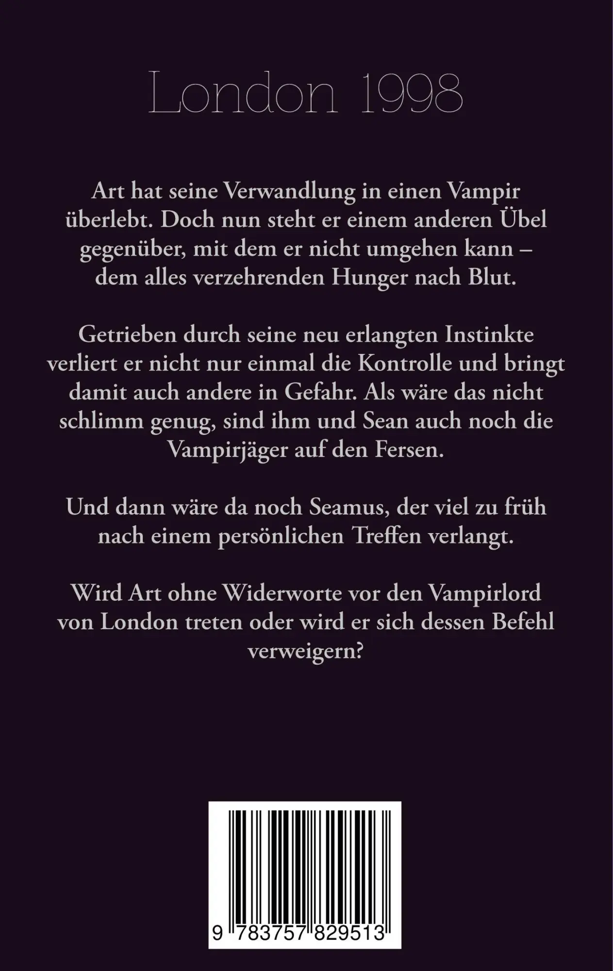 Rückseite: 9783757829513 | Nox Londinium | Episode 2 | Alenor J. Stevens | Taschenbuch | 116 S.