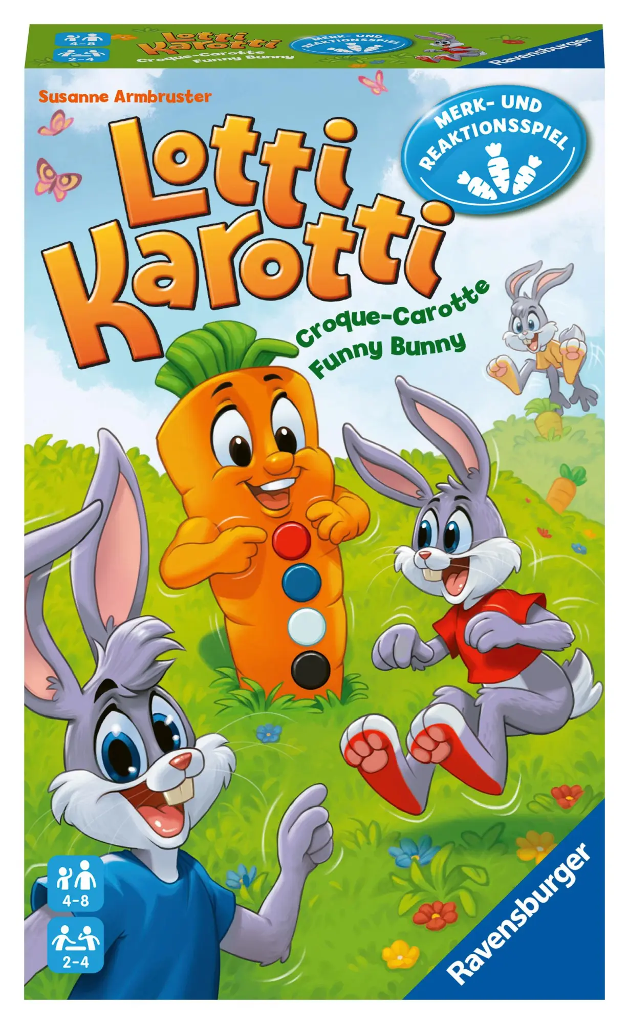 Cover: 4005556209613 | Ravensburger 20961 - Lotti Karotti, Mitbringspiel für 2-4 Spieler,...