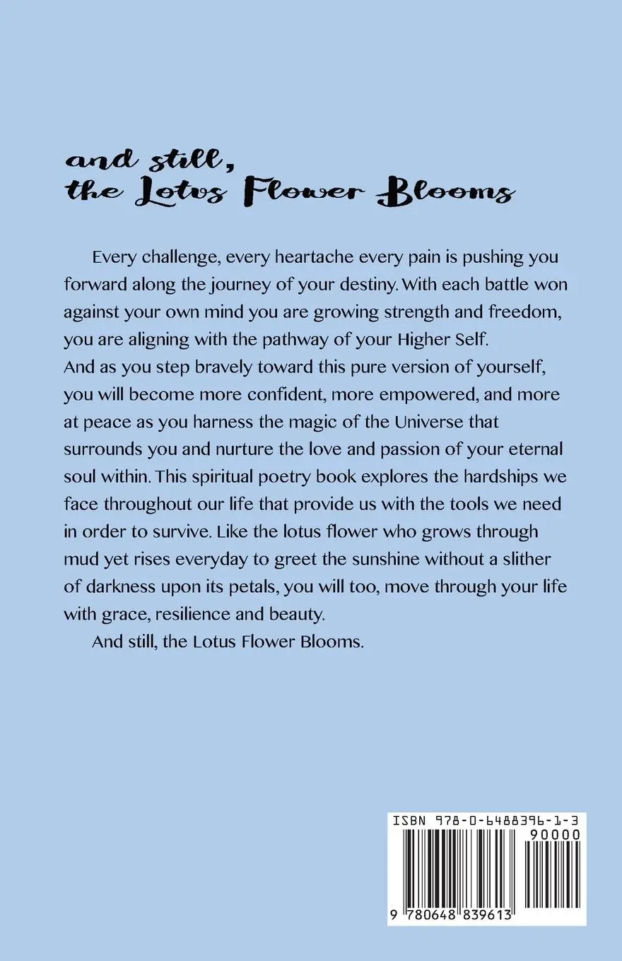 Rückseite: 9780648839613 | and still, the Lotus Flower Blooms | Phoebe Garnsworthy | Taschenbuch