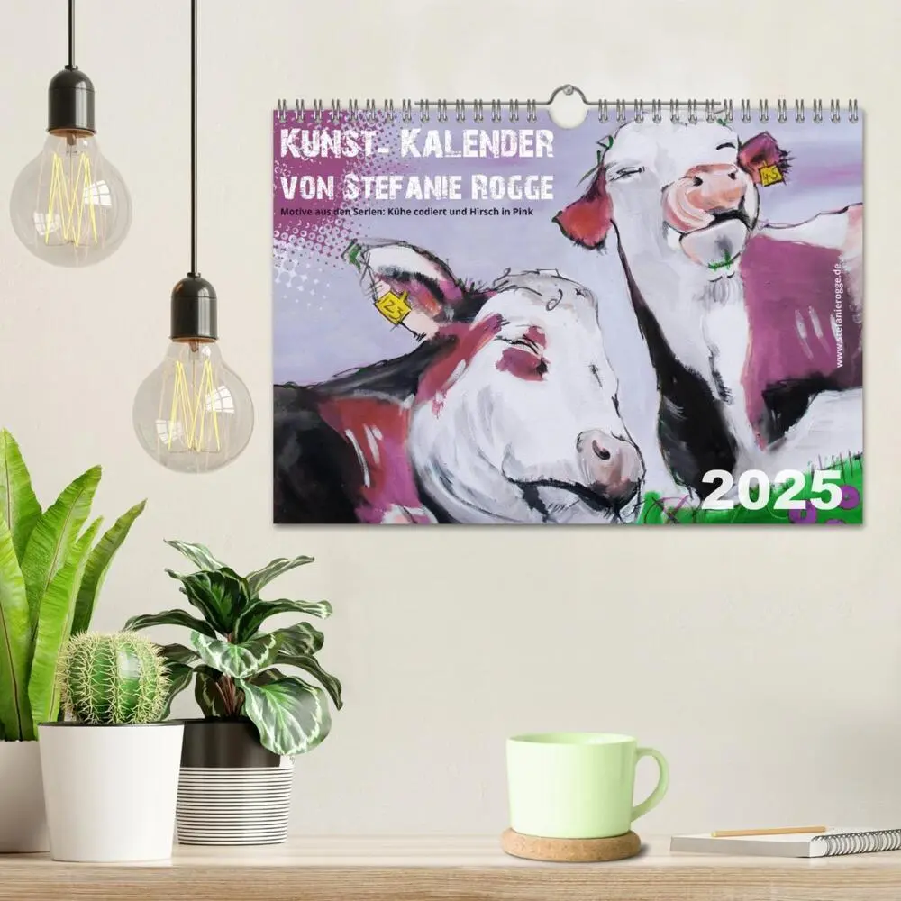 Bild: 9783435519613 | Kunst-Kalender von Stefanie Rogge (Wandkalender 2025 DIN A4 quer),...