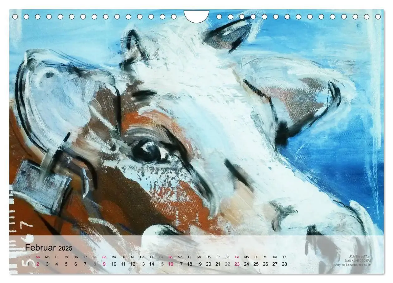 Bild: 9783435519613 | Kunst-Kalender von Stefanie Rogge (Wandkalender 2025 DIN A4 quer),...
