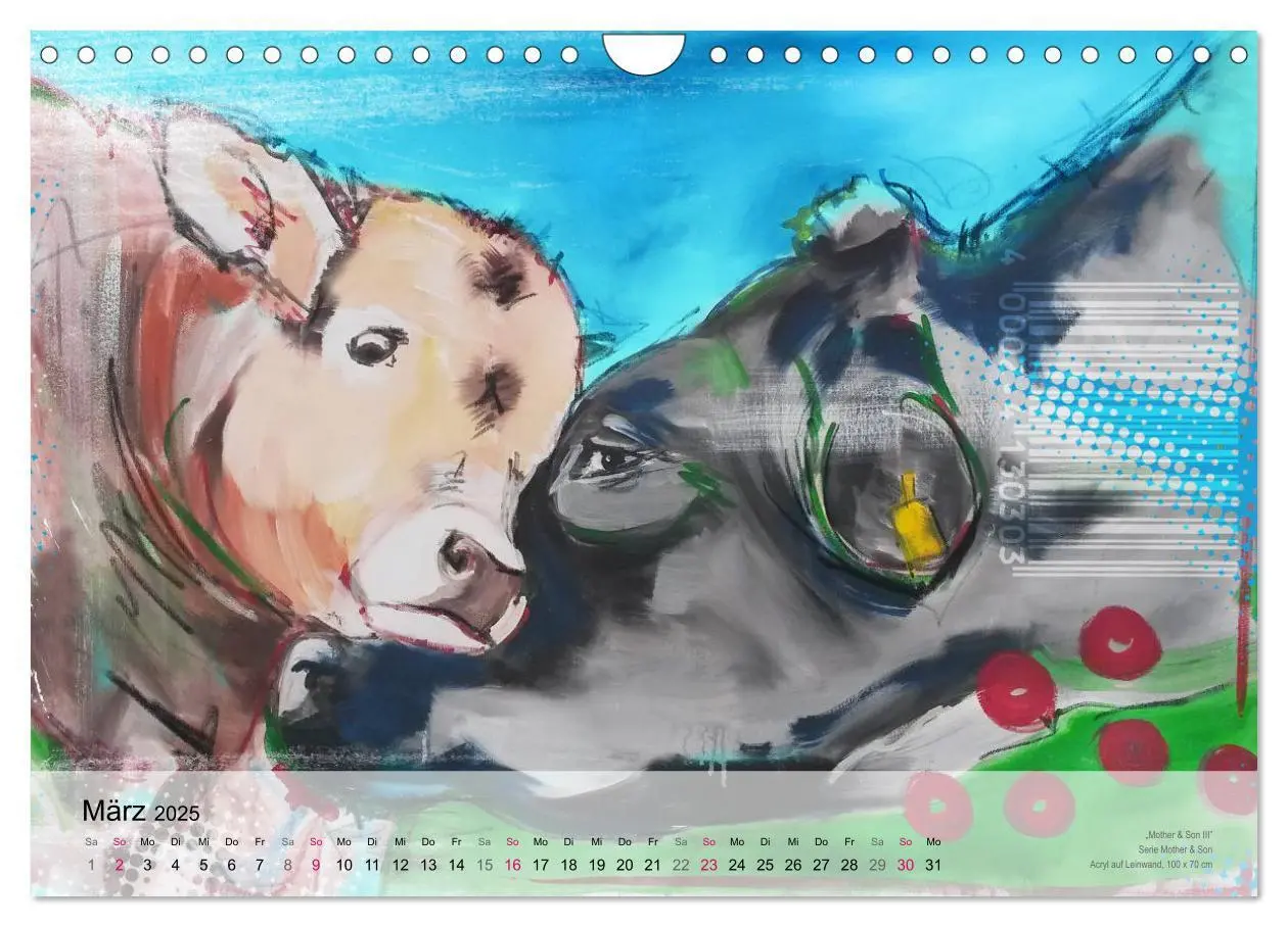 Bild: 9783435519613 | Kunst-Kalender von Stefanie Rogge (Wandkalender 2025 DIN A4 quer),...