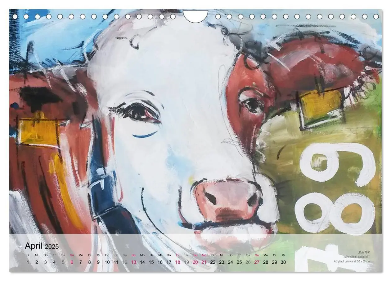 Bild: 9783435519613 | Kunst-Kalender von Stefanie Rogge (Wandkalender 2025 DIN A4 quer),...