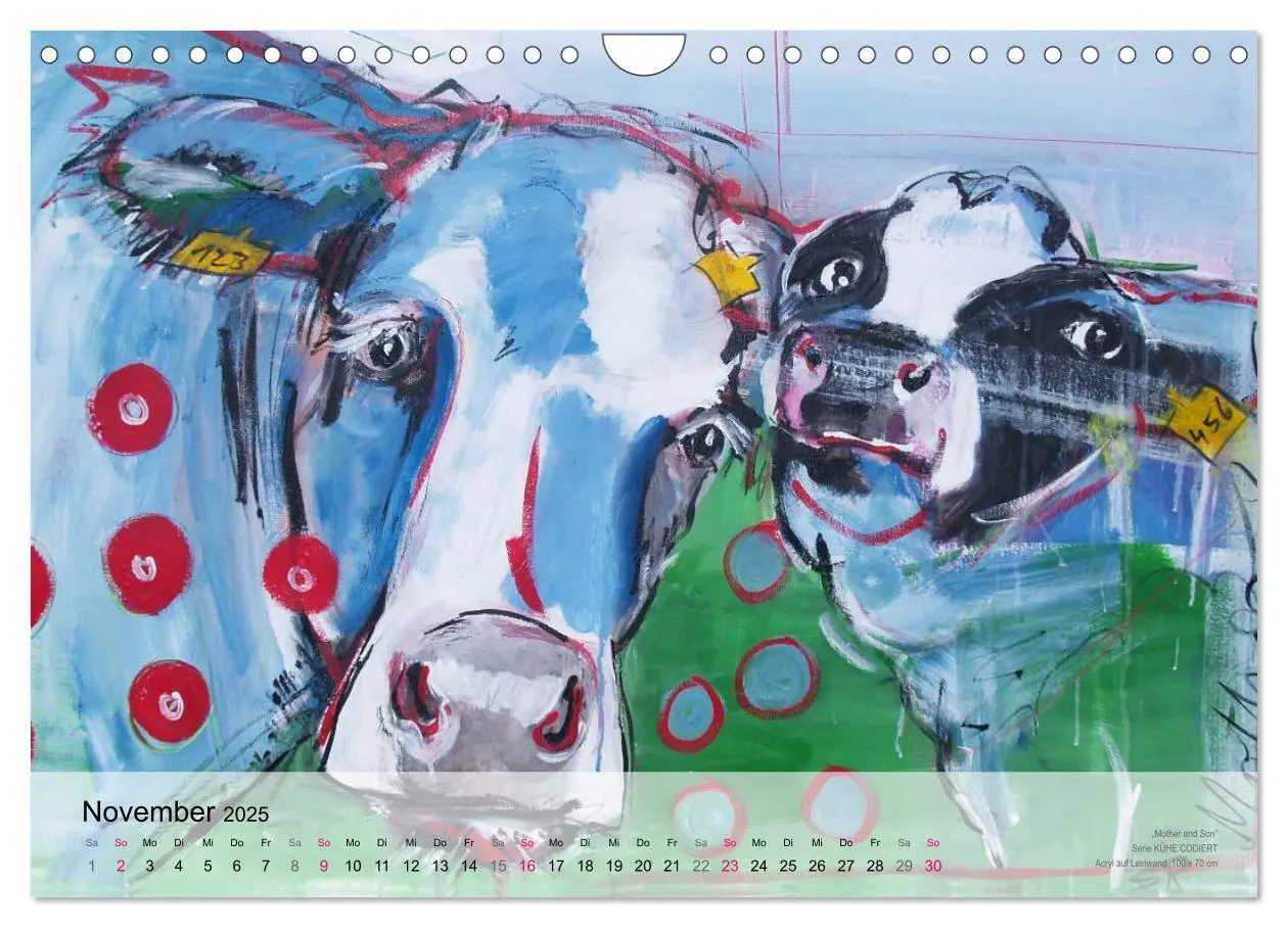 Bild: 9783435519613 | Kunst-Kalender von Stefanie Rogge (Wandkalender 2025 DIN A4 quer),...
