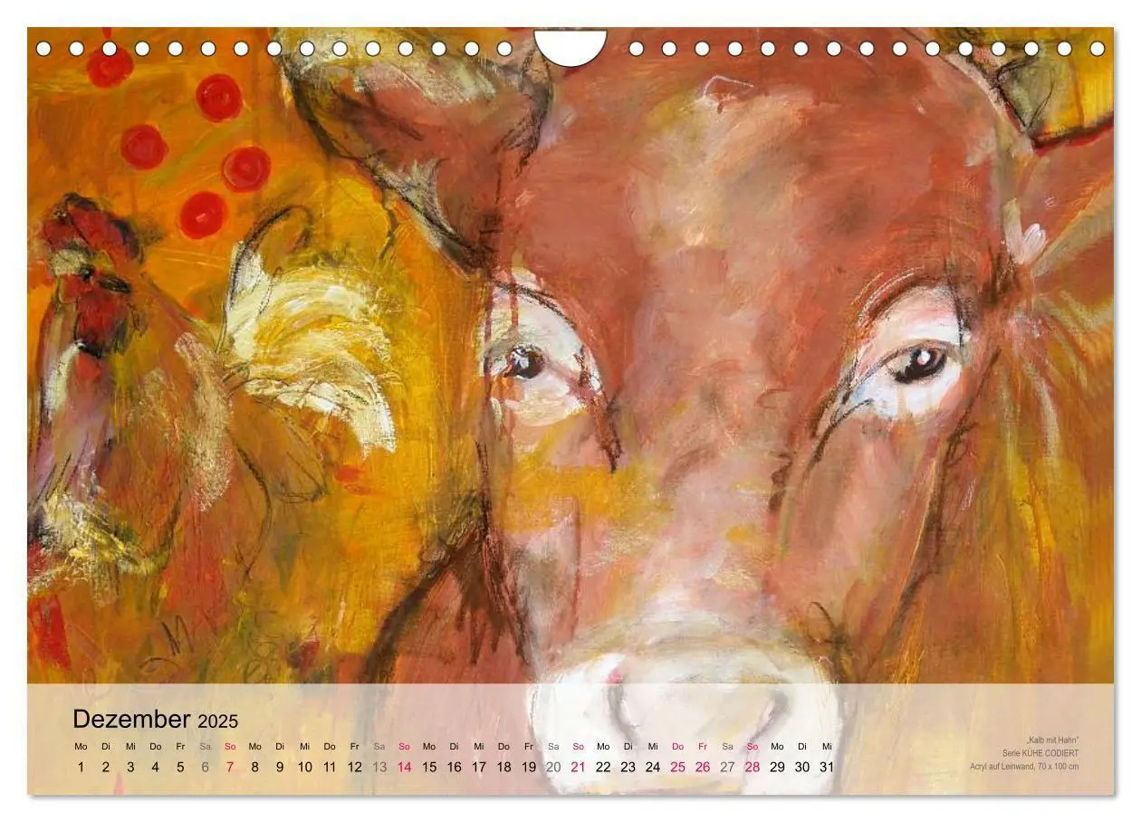 Bild: 9783435519613 | Kunst-Kalender von Stefanie Rogge (Wandkalender 2025 DIN A4 quer),...