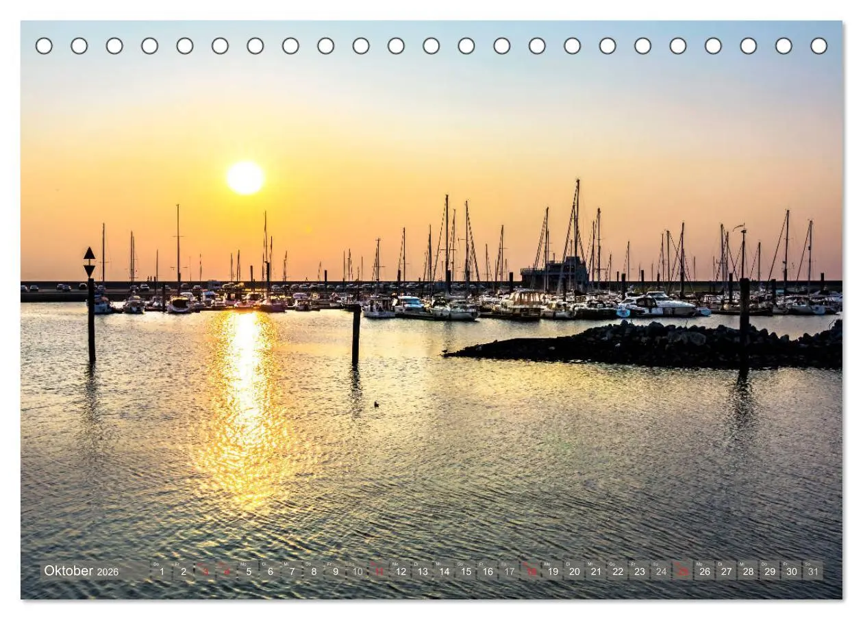 Bild: 9783457919613 | Norddeich Spaziergang vom Hafen bis zum Strand (Tischkalender 2026...