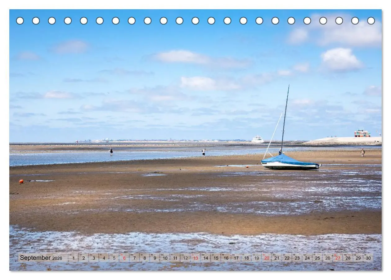 Bild: 9783457919613 | Norddeich Spaziergang vom Hafen bis zum Strand (Tischkalender 2026...