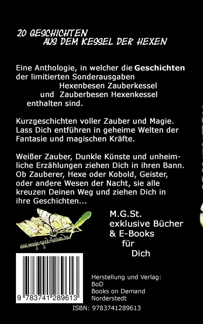 Rückseite: 9783741289613 | 20 Geschichten aus dem Kessel der Hexen | Missi St. Gabriel | Buch