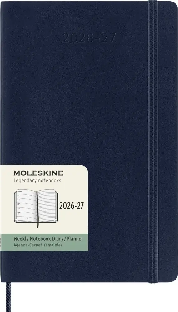 Cover: 8056999279813 | Moleskine 18 Monate Wochen Notizkalender 2026/2027, Large/A5, 1 Wo...