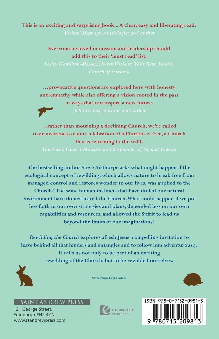 Rückseite: 9780715209813 | Rewilding the Church | Steve Aisthorpe | Taschenbuch | Englisch | 2020