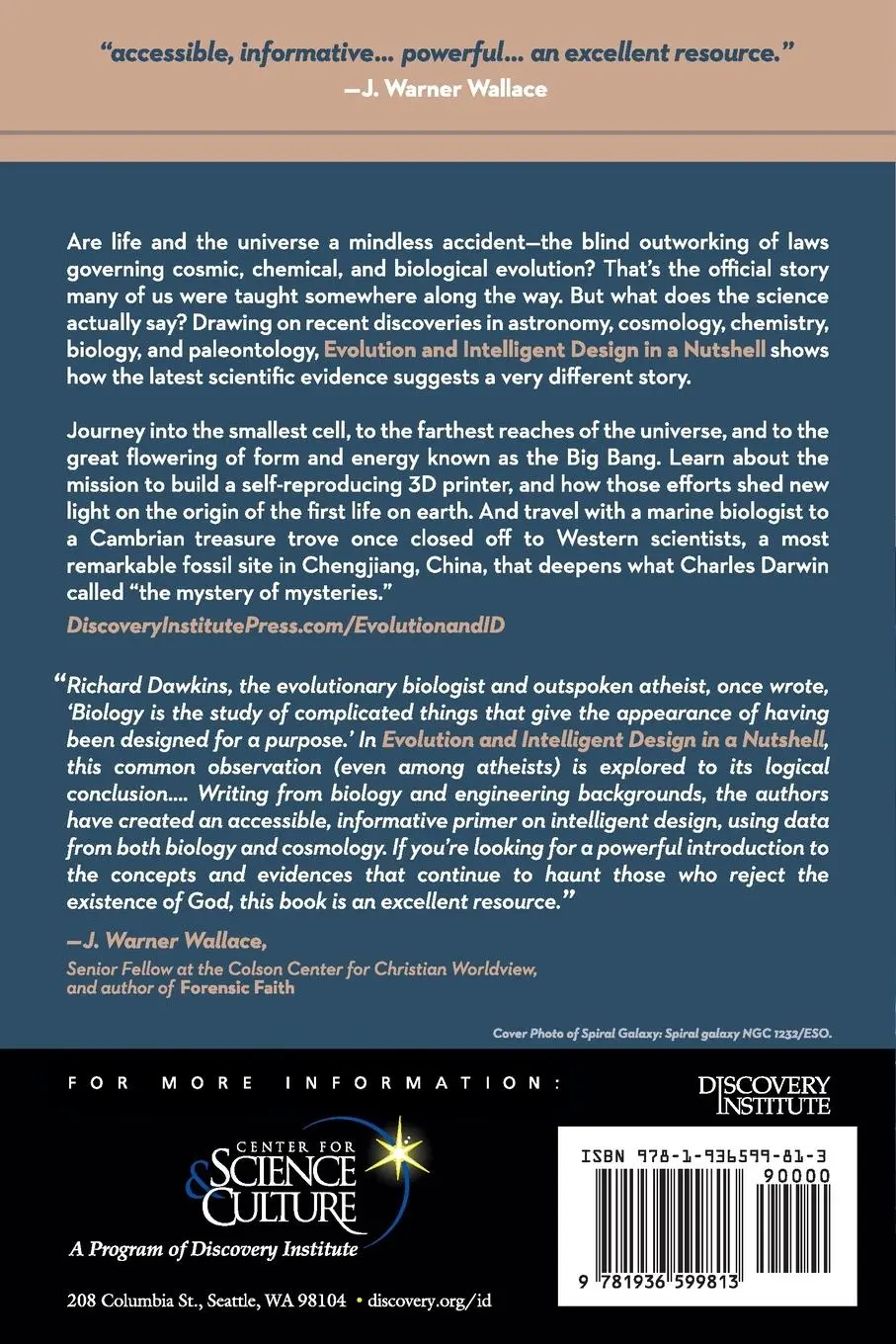 Rückseite: 9781936599813 | Evolution and Intelligent Design in a Nutshell | Thomas Y. Lo (u. a.)