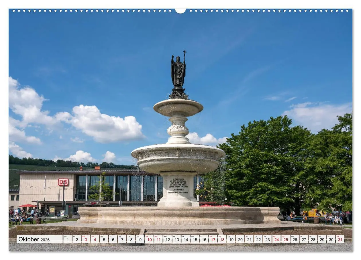 Bild: 9783457689813 | Würzburg - Bayern (hochwertiger Premium Wandkalender 2026 DIN A2...