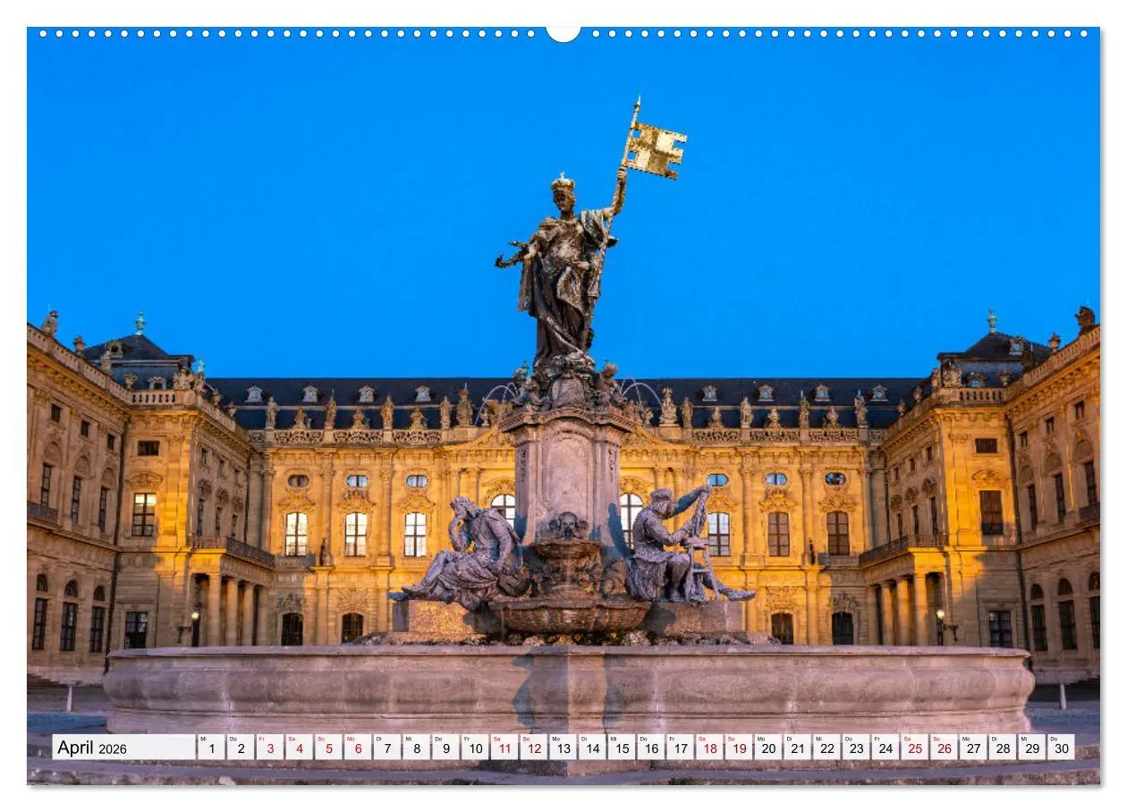 Bild: 9783457689813 | Würzburg - Bayern (hochwertiger Premium Wandkalender 2026 DIN A2...