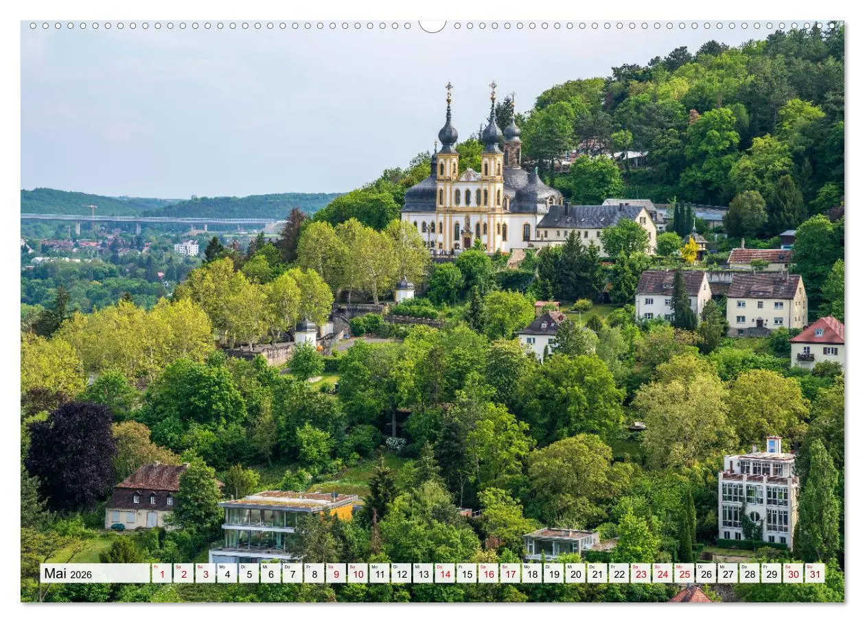 Bild: 9783457689813 | Würzburg - Bayern (hochwertiger Premium Wandkalender 2026 DIN A2...