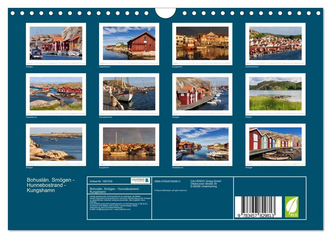 Bild: 9783457829813 | Bohuslän. Smögen - Hunnebostrand - Kungshamn (Wandkalender 2026 DIN...