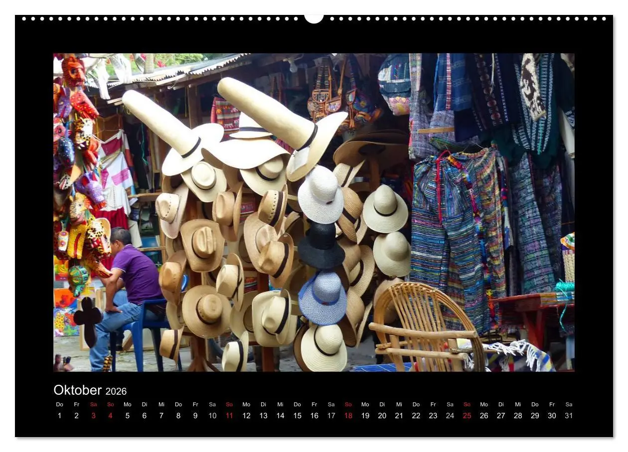 Bild: 9783516089813 | Farbenfrohes Guatemala (Wandkalender 2026 DIN A2 quer), CALVENDO...