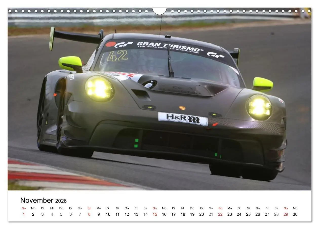Bild: 9783516229813 | VLN Langstrecken Meisterschaft (Wandkalender 2026 DIN A3 quer),...