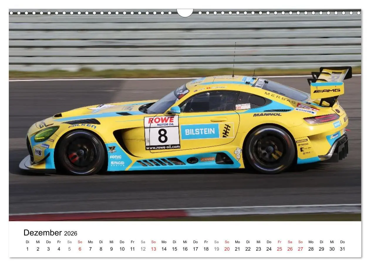 Bild: 9783516229813 | VLN Langstrecken Meisterschaft (Wandkalender 2026 DIN A3 quer),...