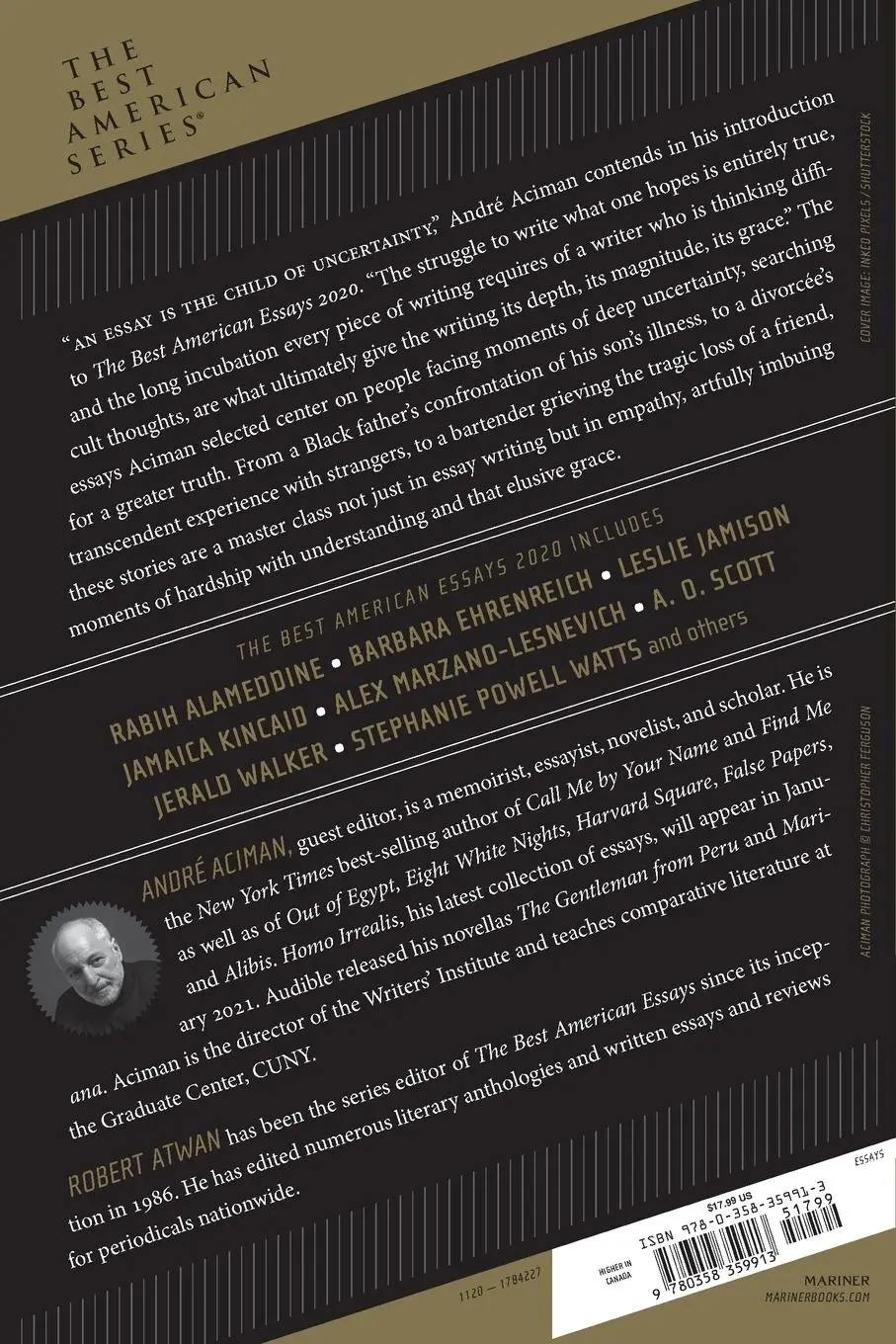 Rückseite: 9780358359913 | The Best American Essays 2020 | Robert Atwan | Taschenbuch | XXXIV
