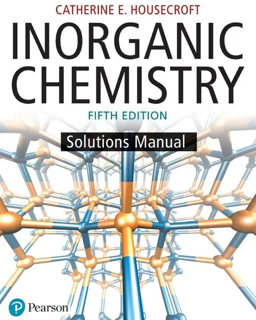 Cover: 9781292139913 | Student Solutions Manual for Inorganic Chemistry | Housecroft | Buch